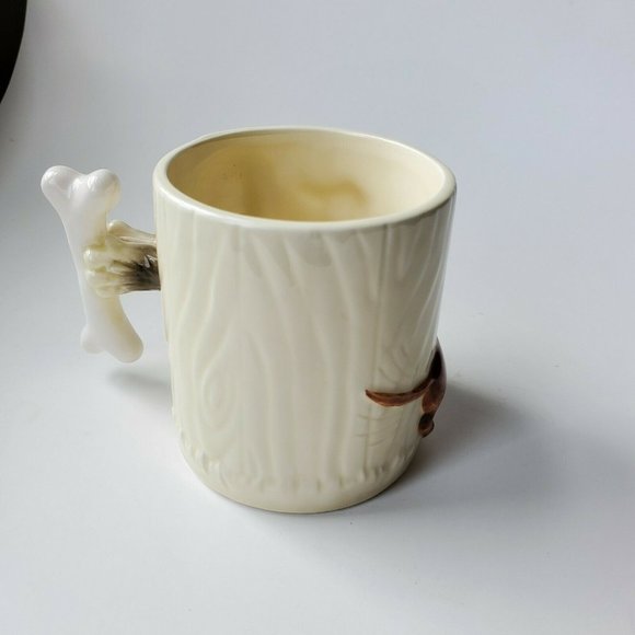 Vintage Japan Hand Painted Dog Coffee Cup Mug - Picture 4 of 5